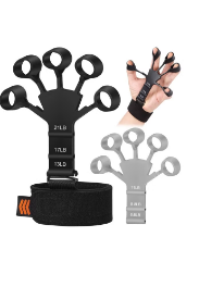 Finger Exerciser Strengthener Grip Strength Trainer Guitar Hand Therapy and Training Device New Grip Strength Trainer